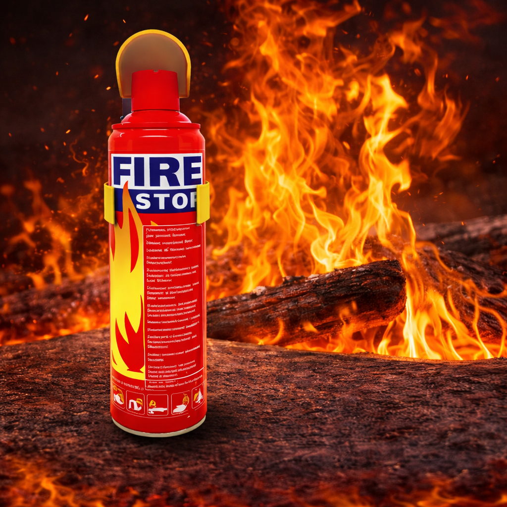 Portable Fire Extinguisher with Mount For Office, Shop, Home, Kitchen, Car.